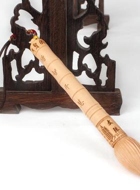 桃木文昌笔挂件大中小三个型号 金榜题名魁星点斗增智开慧