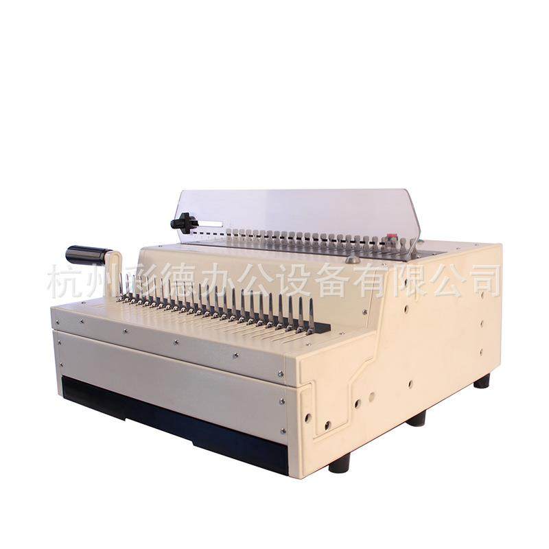 CBM500全抽刀梳式胶圈打孔机34孔夹装订机胶圈装订机 - 图2