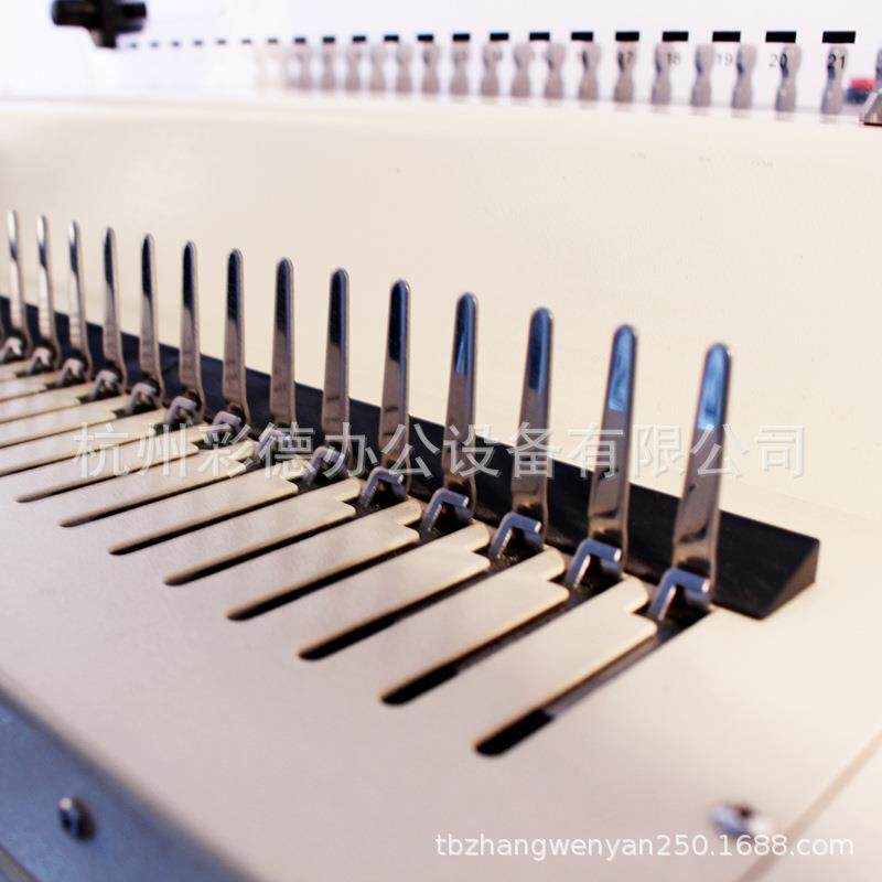 CBM500全抽刀梳式胶圈打孔机34孔夹装订机胶圈装订机 - 图0