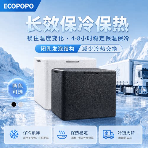 保温箱商用摆摊冷藏箱epp冰块食品户外露营泡沫外卖骑手外卖箱 - 图2