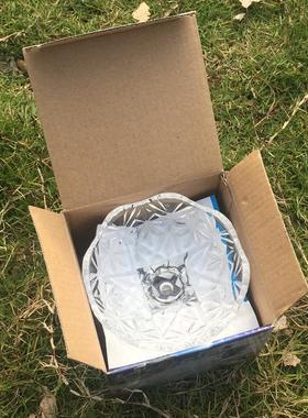 水晶玻璃糖果罐 创意婚庆水晶喜糖缸玻璃储物缸摆件厂家