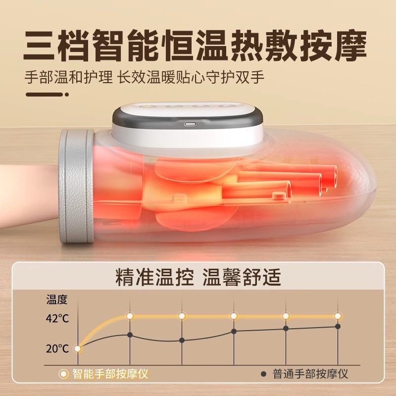 名创优品手部按摩仪全自动揉捏手指掌腕关节穴位热敷按摩神器礼物,淘宝优惠券,粉丝福利购,淘宝优惠卷