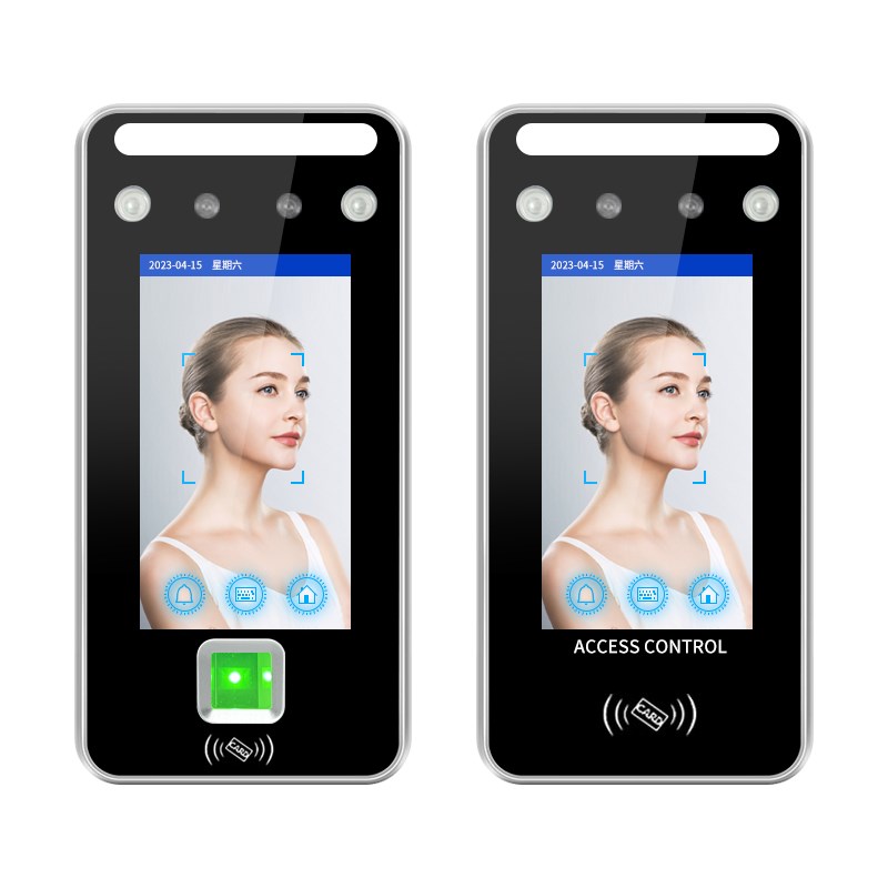 4.3-inch adaptive photosensitive dynamic face recognition access control all-in-one facial recognition card password attendance access control machine
