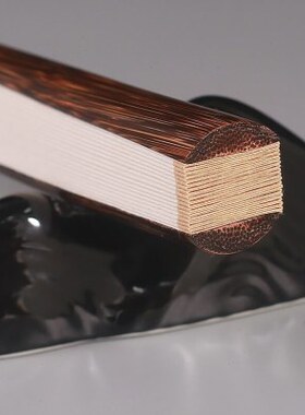 全棕文玩折扇金丝棕竹扇子士把玩手工鱼尾大水滴苏工扇面风