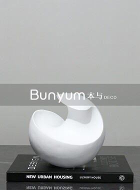 轻奢树脂抽象摆件n售楼处大堂玄关柜摆设办公室创意软装饰品