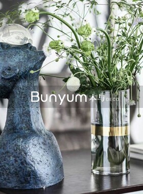 黑色觉醒者人物雕塑家居创意艺术摆件样板房间V电视柜软装饰品