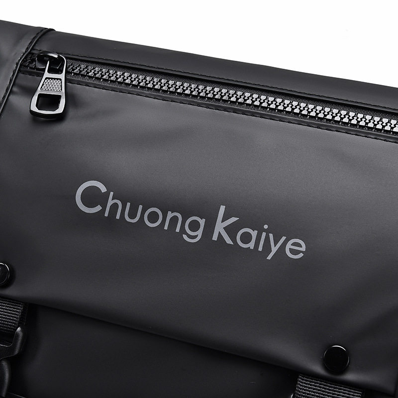 新款 ChuongKaiye男士斜挎包多功能防水单肩包ipad潮牌斜背机车包,淘宝优惠券,粉丝福利购,淘宝优惠卷