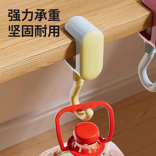 多巴胺书包挂钩课桌桌边神器可调节小学生书桌专用挂包勾置物架 - 图2