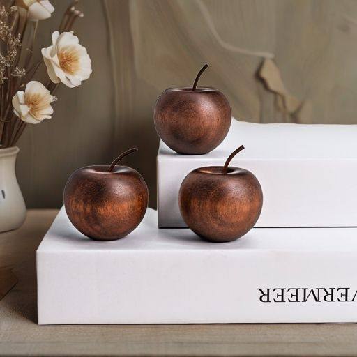 扩香木苹果创意平安家居装饰精油香水扩香器家用简约装饰香薰托盘,淘宝优惠券,粉丝福利购,淘宝优惠卷