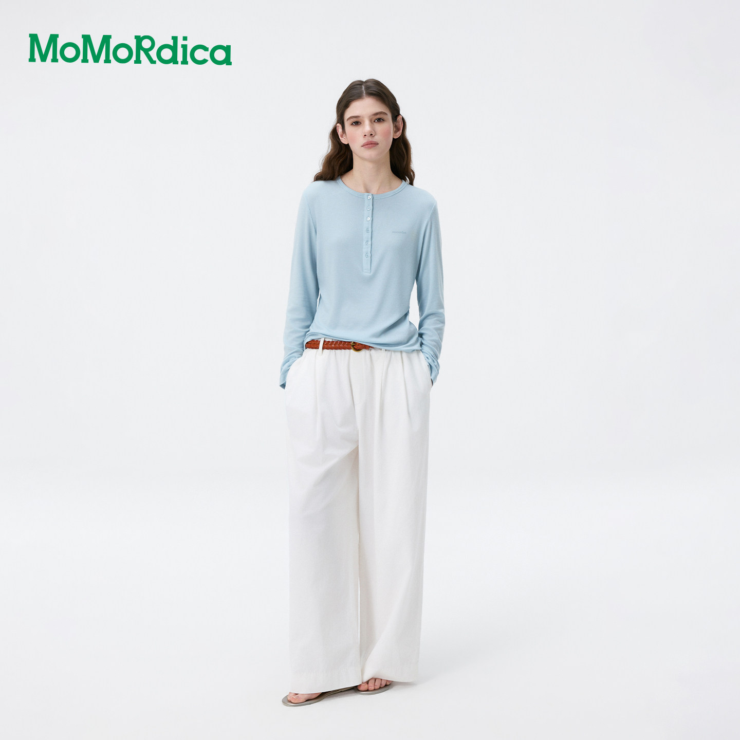 【晁然推荐】Momordica 针织开衫/休闲长裤/套头针织衫