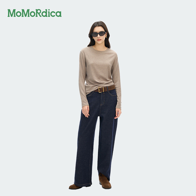 【所有女生的衣橱直播间】Momordica绵羊毛休闲T恤/圆领T恤上衣