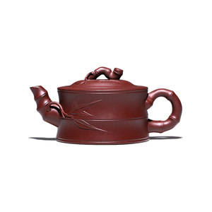 古悦堂 宜兴原矿紫砂壶名家纯手工泡茶壶茶具套装家用 一品竹段壶