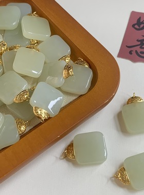 实拍天然和田玉无事牌吊坠有鉴定书供应产品源头和田玉厂