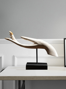 极速异丽泰式禅意实木佛手摆件东南亚风格会N所客厅玄关创意摆设