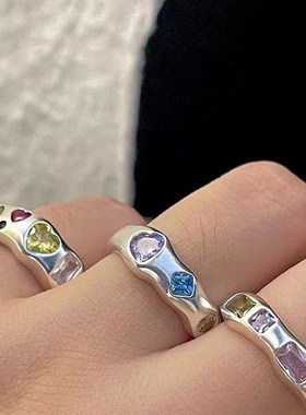 极速indbex finger ring opening adjustable ring year new mode