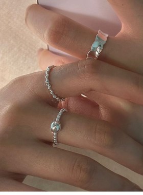 极速personality design niche fine opIening adjustable ring