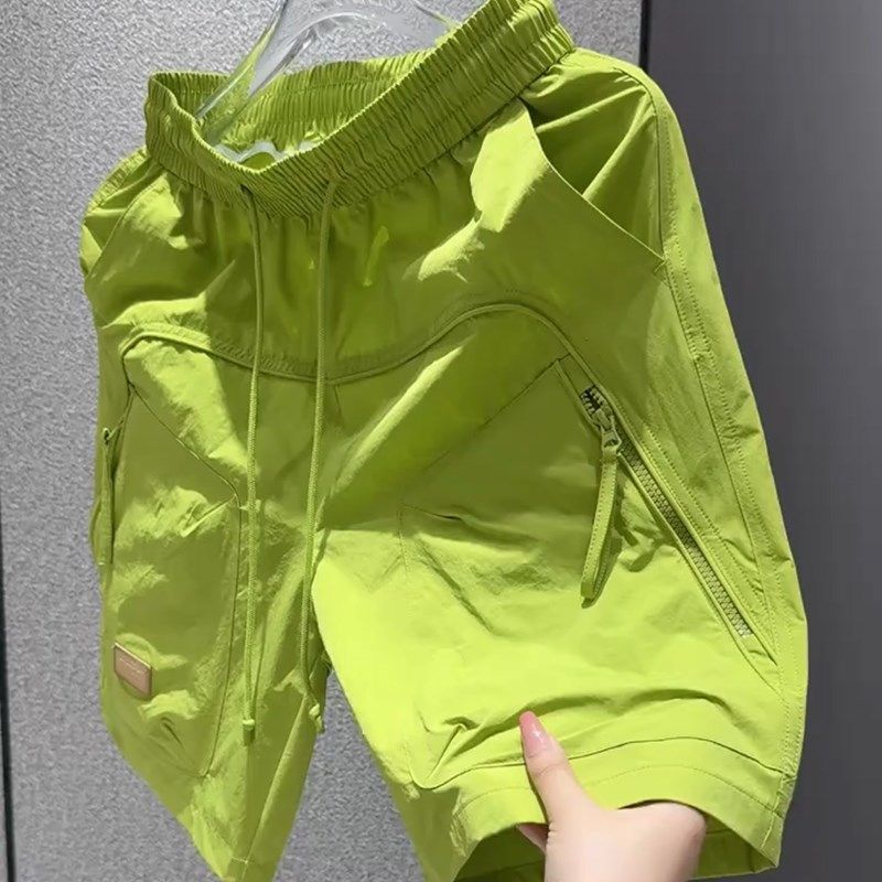 男士2025夏季短裤韩范痞帅男装工装五分裤衩子宽U松直筒中裤外穿,淘宝优惠券,粉丝福利购,淘宝优惠卷