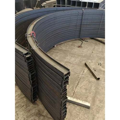 冷弯槽钢弧形工字钢弯轨欧标H型钢弧形钢梁拉弯方管弯圆角钢弯弧 - 图1