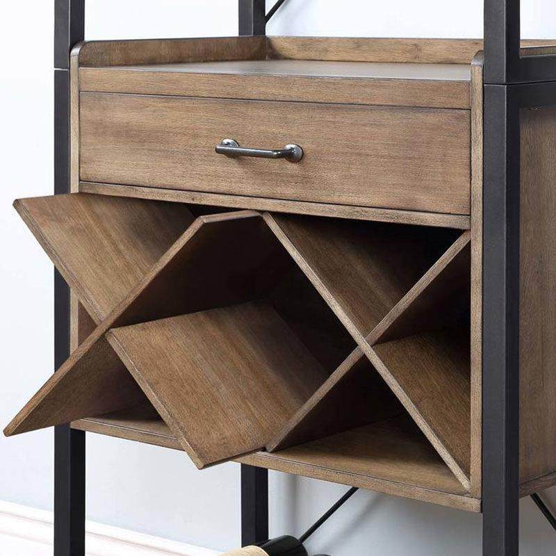 美式实木酒柜餐柜复古铁艺酒架工业风客厅饭厅家用小型酒柜定制,淘宝优惠券,粉丝福利购,淘宝优惠卷