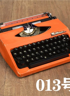 老打字机式怀旧i复古金属机械长空牌道具摆设摄影怀旧古董老物