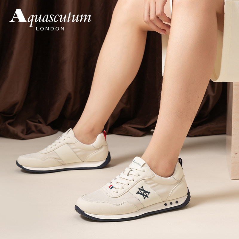 Aquascutum雅格狮丹德训鞋男2026新款秋冬软底运动休闲鞋阿甘鞋男,淘宝优惠券,粉丝福利购,淘宝优惠卷