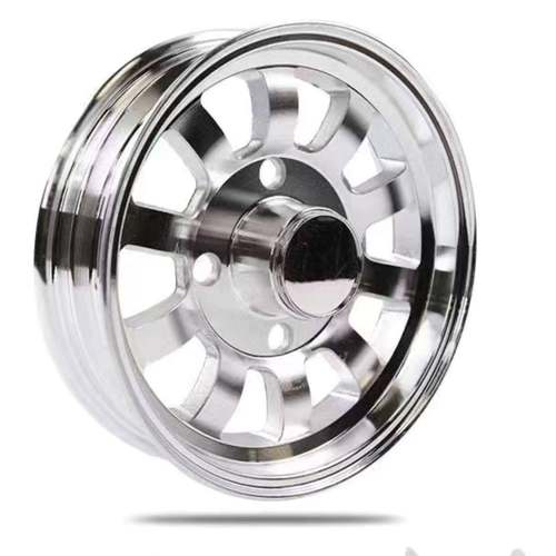 直销电动三轮车四轮车老年代步车真空加厚铝轮锻造钢圈轮毂 - 图0