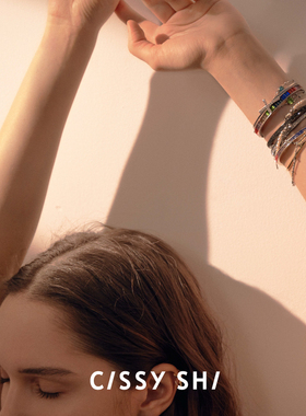 CISSY SHI波西米亚系列手镯 镀古银色圆钻/长钻/黑钻/白钻手镯