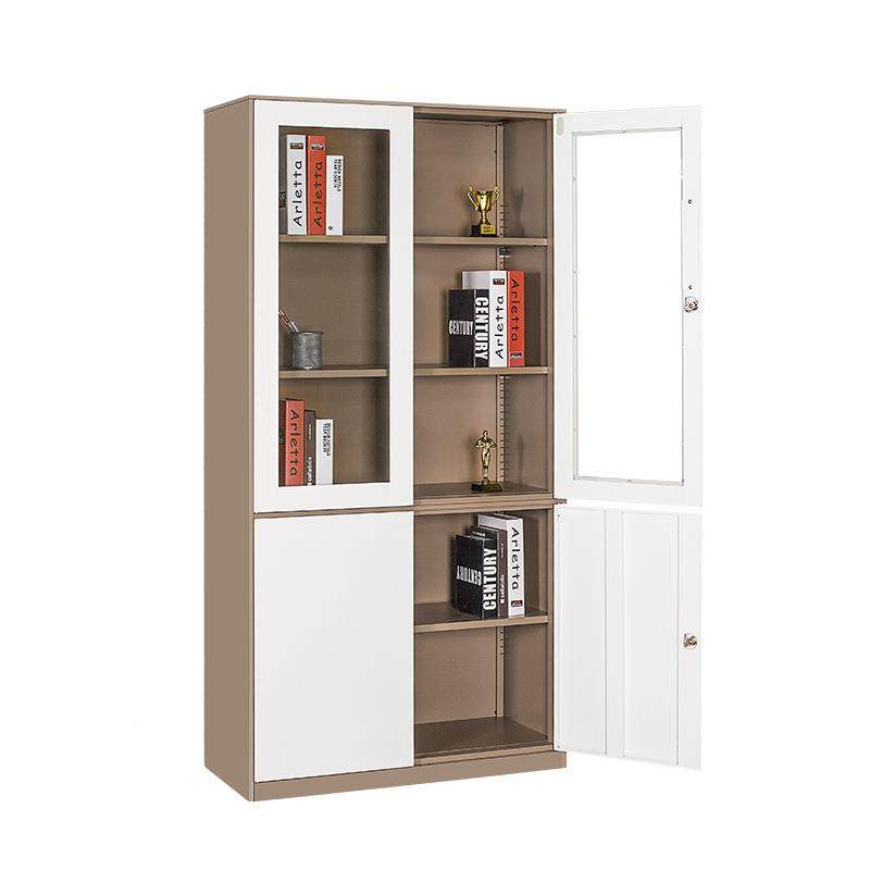 装cz321钢制窄边文件柜矮办公室简约用套色铁皮柜拆家带锁书柜带,淘宝优惠券,粉丝福利购,淘宝优惠卷