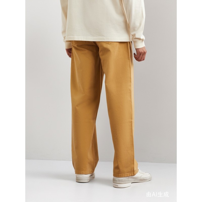 【折扣】Holzweiler 男美拉德直筒棉质斜纹布休闲裤,淘宝优惠券,粉丝福利购,淘宝优惠卷