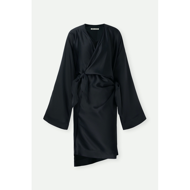 【折扣】SAMUEL GUI YANG 女围裹式连衣裙 - 图0