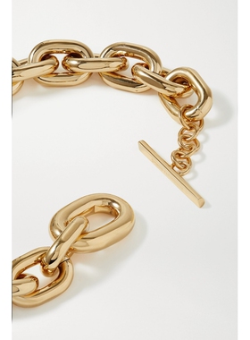 【礼物】Paco Rabanne 女金色粗链项链