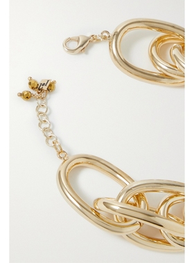 【折扣】Rosantica 春季女耀眼吸睛金色黄铜粗链手链