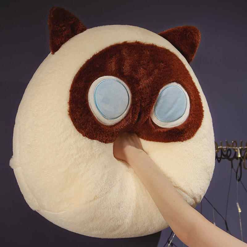 Cat round pillow cushion sofa bedside soft cushion cushion bed large back cushion student dormitory bay window children