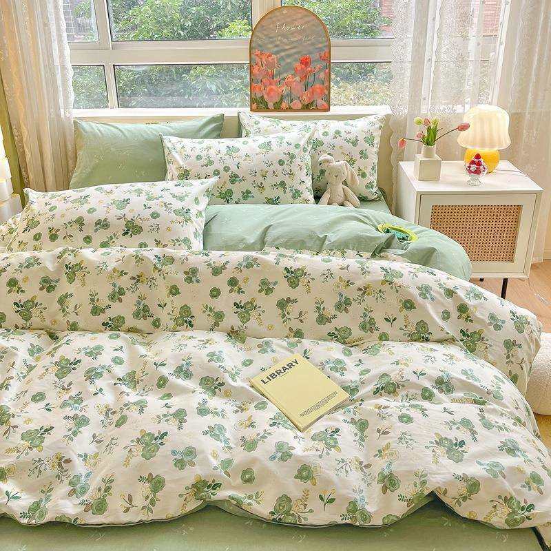 中501式田床园风碎花全10小0春夏季床单被套上棉三件套婚庆家居,淘宝优惠券,粉丝福利购,淘宝优惠卷