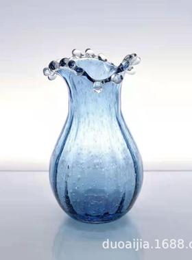 花玻2108璃瓶艺术大师系列工艺品摆件花创意瓶玻璃饰品新中式摆件