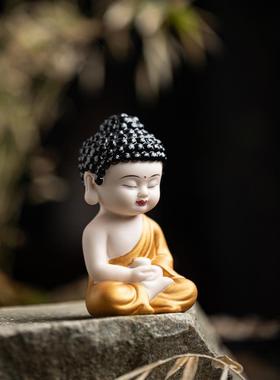 采购产品中国陶瓷，三位圣人，佛像，创意家居客厅，小火如来工艺