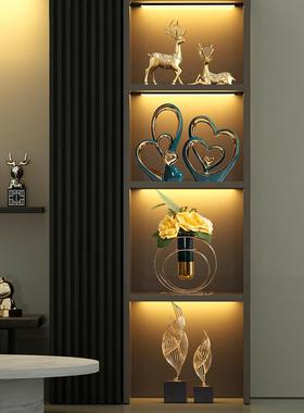 创饰纪客厅摆件轻奢家居电视柜酒柜装饰品现代简约软装工艺品陶瓷