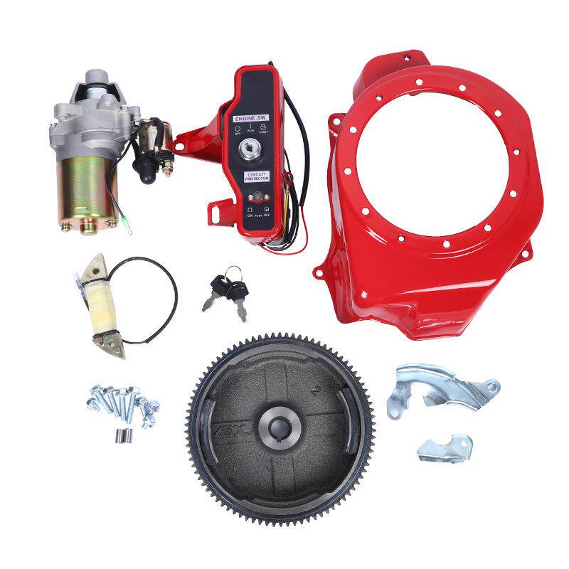 Micro tillage accessories Agricultural machinery 0 accessories X16/GX30 hand starter to electric starter ZEH starter set