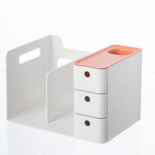 丽禾935多用书立抽屉式桌面收纳架公文件夹置物架学生书房宿舍,淘宝优惠券,粉丝福利购,淘宝优惠卷