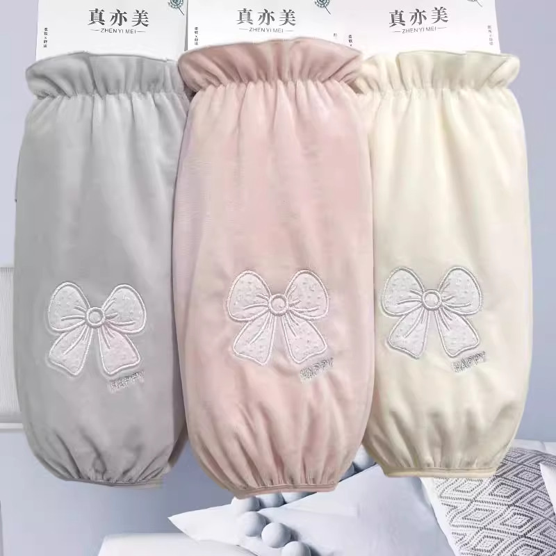 加宽加大羽绒服套袖袖套女秋冬办公室防脏学生上班防污护袖口袖头,淘宝优惠券,粉丝福利购,淘宝优惠卷