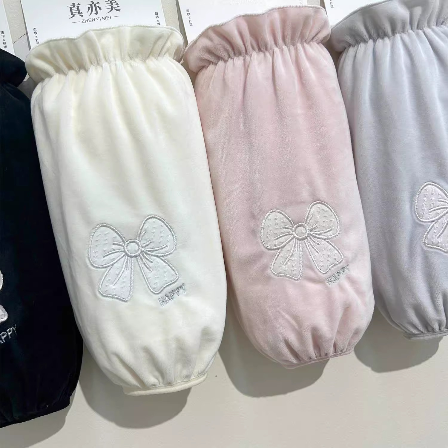 加宽加大羽绒服套袖袖套女秋冬办公室防脏学生上班防污护袖口袖头,淘宝优惠券,粉丝福利购,淘宝优惠卷