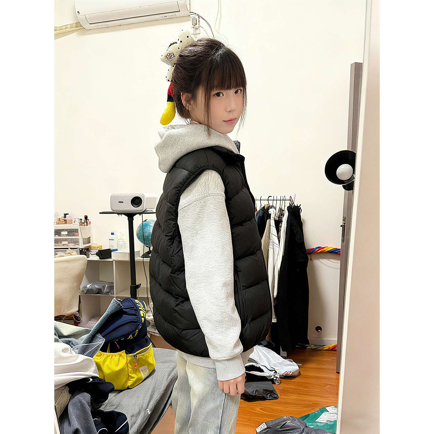 黑色短款羽绒马甲男女秋冬季高级感加厚保暖棉服叠穿无袖坎肩外套,淘宝优惠券,粉丝福利购,淘宝优惠卷