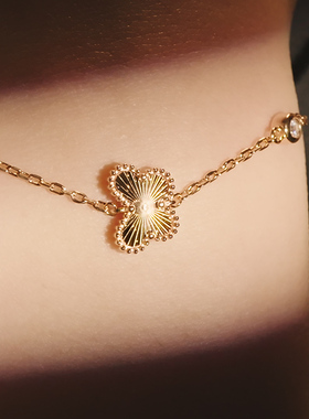 杜蔻蝴蝶手链镭射款圣诞生日礼物