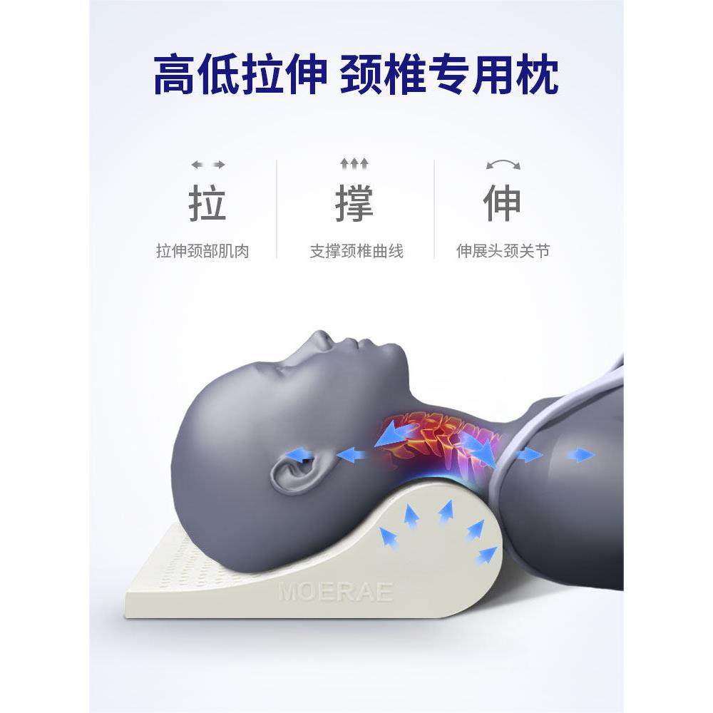 泰国乳胶枕护颈椎枕头圆柱糖果助睡眠专用高低枕劲椎单人脊椎圆枕,淘宝优惠券,粉丝福利购,淘宝优惠卷