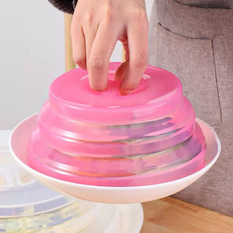 Кросс-борт silicone свежие-keeping крышка может складываться крышка плиты многоцелевой уплотнение и свежий вакуум крышка пыльозащита и пылеобразование