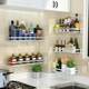 304 stainless steel seasoning rack kitchen seasoning storage rack without punching seasoning storage rack corner wall rack