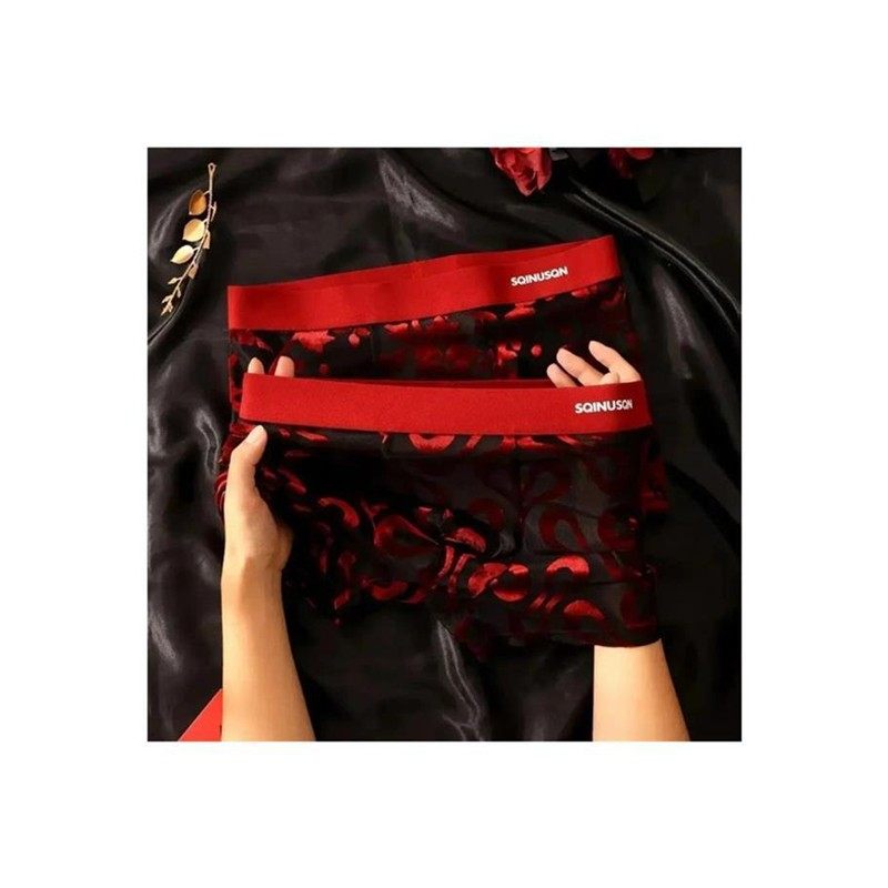 光影服飾T百貨結婚大紅色內褲男本命年四角褲衩喜慶酒紅絲絨短褲,淘宝优惠券,粉丝福利购,淘宝优惠卷
