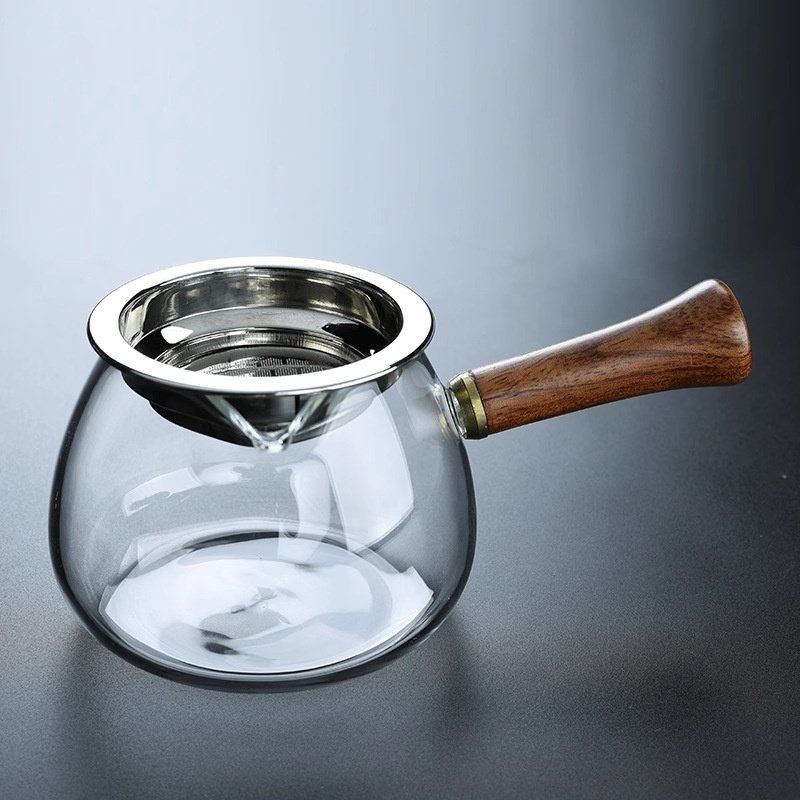 侧把木把公道杯自带茶漏玻璃高档大号茶海茶具分茶器茶漏茶滤过滤,淘宝优惠券,粉丝福利购,淘宝优惠卷