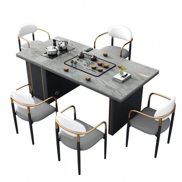 轻奢岩板茶桌椅简约现家用客厅小茶台阳台公室烧水壶网红嵌入,淘宝优惠券,粉丝福利购,淘宝优惠卷