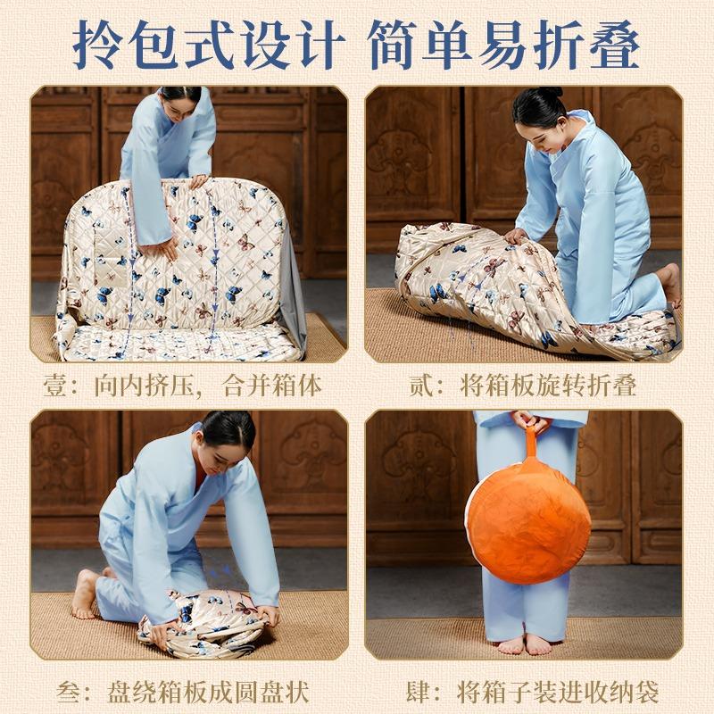 康草堂汗蒸箱家用桑拿房浴箱舱满月发汗排汗袋罩全身熏蒸机蒸汽桶 - 图3